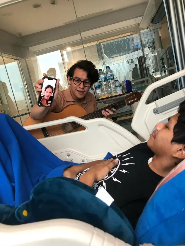 Ardhito Pramono dan David Ozora. (Foto: Dok. Instagram @ardhitopramono)