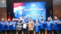 DPP Partai Demokrat mendukung kota Sachrudin - Maryono Hasan dalam Pilkada Kota Tangerang. (Liputan6.com/Pramita Tristiawati).