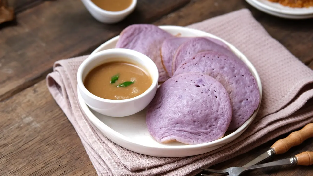 serabi taro ubi ungu