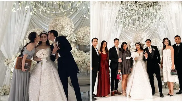 6 Momen Resepsi Pernikahan Felicya Angelista dan Caesar Hito, Penuh Kebahagiaan