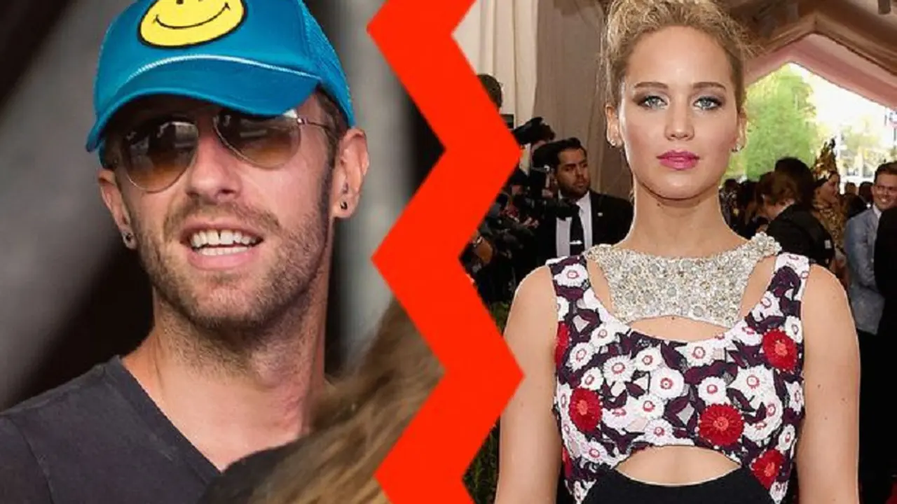 Jennifer Lawrence dan Chris Martin 