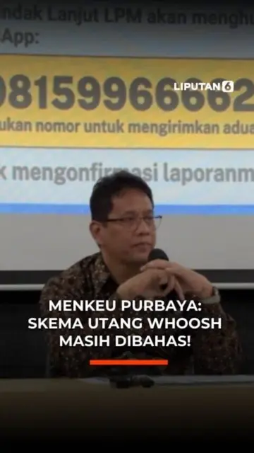Menkeu Purbaya: Skema Utang Whoosh Masih Dibahas