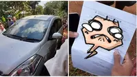 Kembalikan Mobil Curiannya, Maling Ini Tinggalkan Sepucuk Surat Permohonan Maaf (sumber: Instagram/@yuni_rusmini)