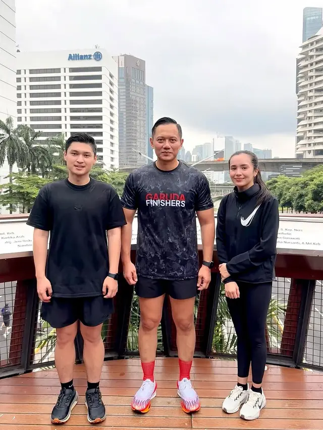 6 Potret Beby Tsabina dan Febby Rastanty di Event Lari, Sarapan Bareng AHY