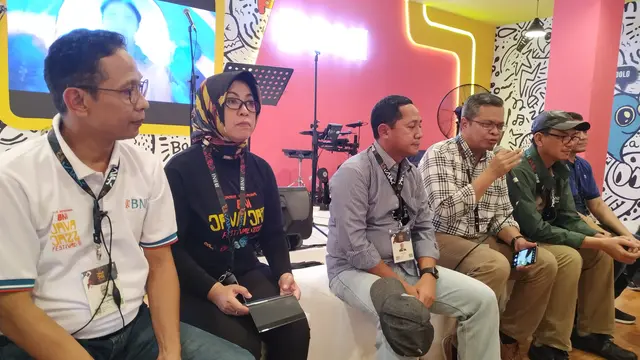 Konferensi Pers BNI di JIExpo Kemayoran, Jumat (28/02/2020). Liputan6.com/Athika Rahma