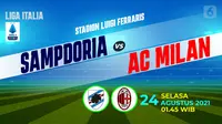 Sudah Dimulai, Dapatkan Link Live Streaming Liga Italia Sampdoria vs AC Milan di Vidio