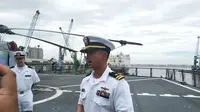 Chunchun Meares, anggota Angkatan Laut AS keturunan Indonesia (Liputan6.com/Happy Ferdian Syah Utomo)