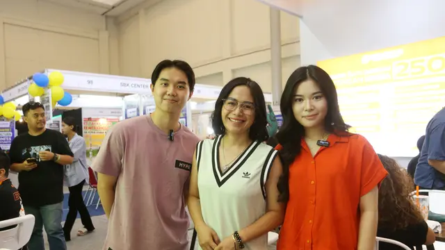 Farida Nurhan bersama Juan dan Eve senang dengan kehadiran kehadiran Bingxue