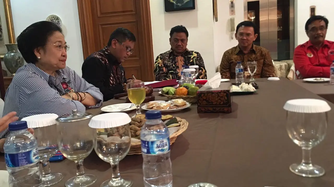 Ahok di rumah Megawati Soekarnoputri