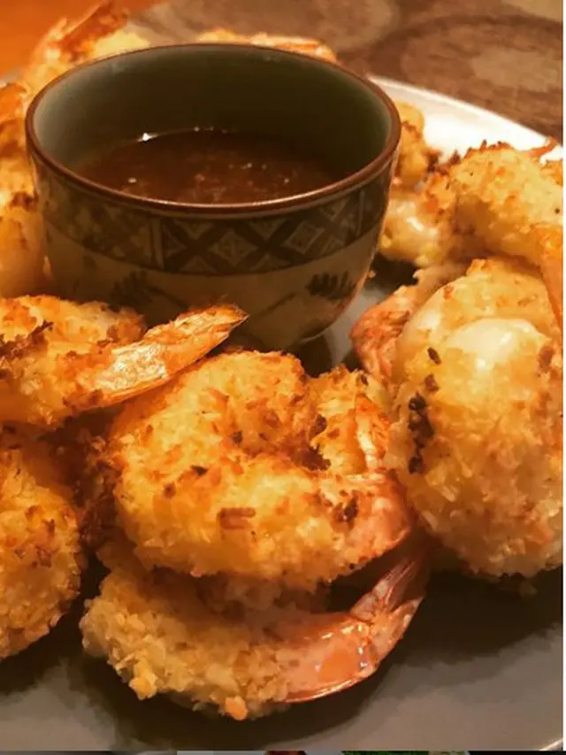 Udang bumbu kelapa