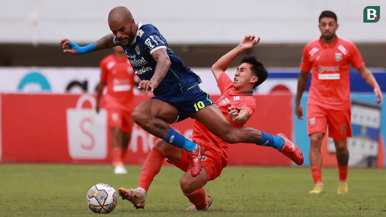 Foto: David da Silva Cetak Gol Tunggal ke Gawang Borneo FC, Persib Belum Terkalahkan Bersama Luis Milla di BRI Liga 1