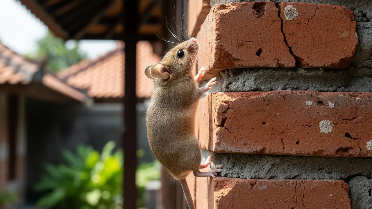 Jenis Tembok yang Bisa Dipanjat Tikus