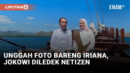 VIDEO: Jokowi Unggah Foto Bareng Iriana, Netizen: Cieeee