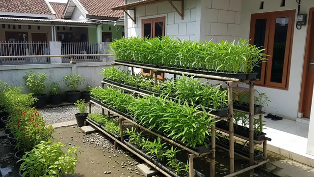 Ide Kebun Kangkung untuk Rumah Type 36 yang Bisa Buat Sambilan