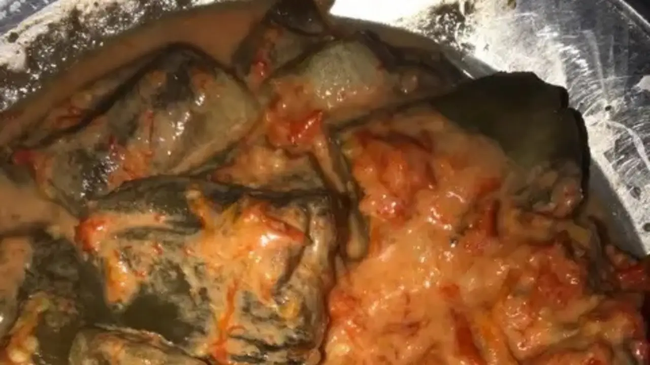 Resep pecel terong kuah santan. (dok. Cookpad @Afirasyrf)