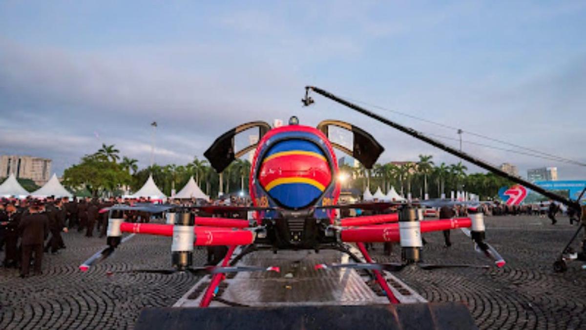 Intip Spesifikasi EHang 216-S, Drone Canggih untuk Patroli Udara