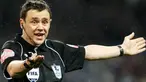 Aksi wasit Stuart Attwell di laga lanjutan EPL antara Manchester City dan Wigan Athletic di City of Manchester Stadium, 29 Maret 2010. AFP PHOTO / PAUL ELLIS