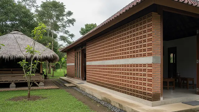 Rumah Desa Dengan Lorong Angin