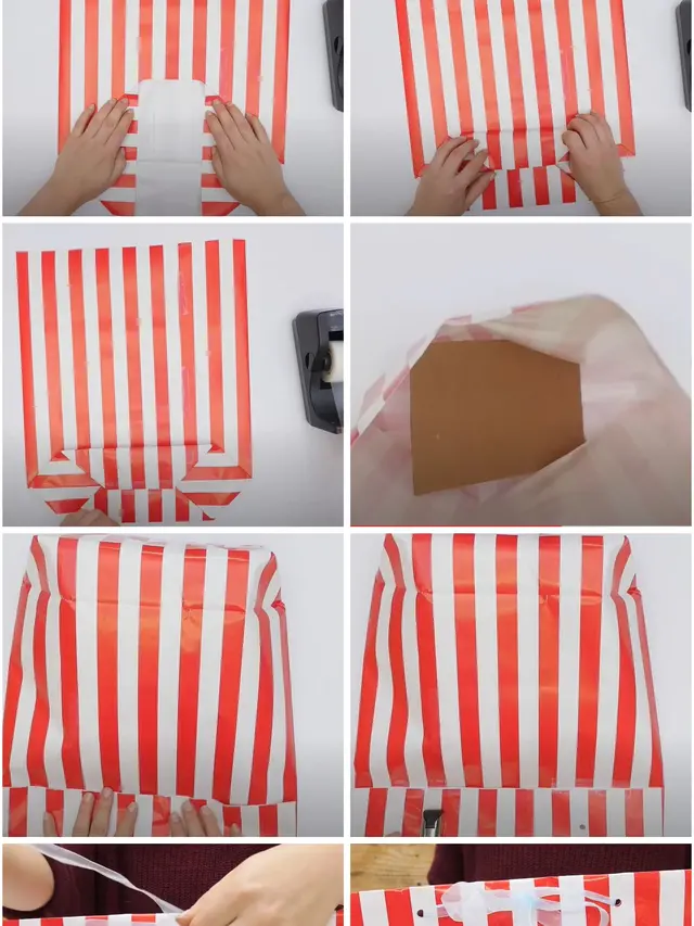 Cara membungkus kado simpel bentuk paper bag