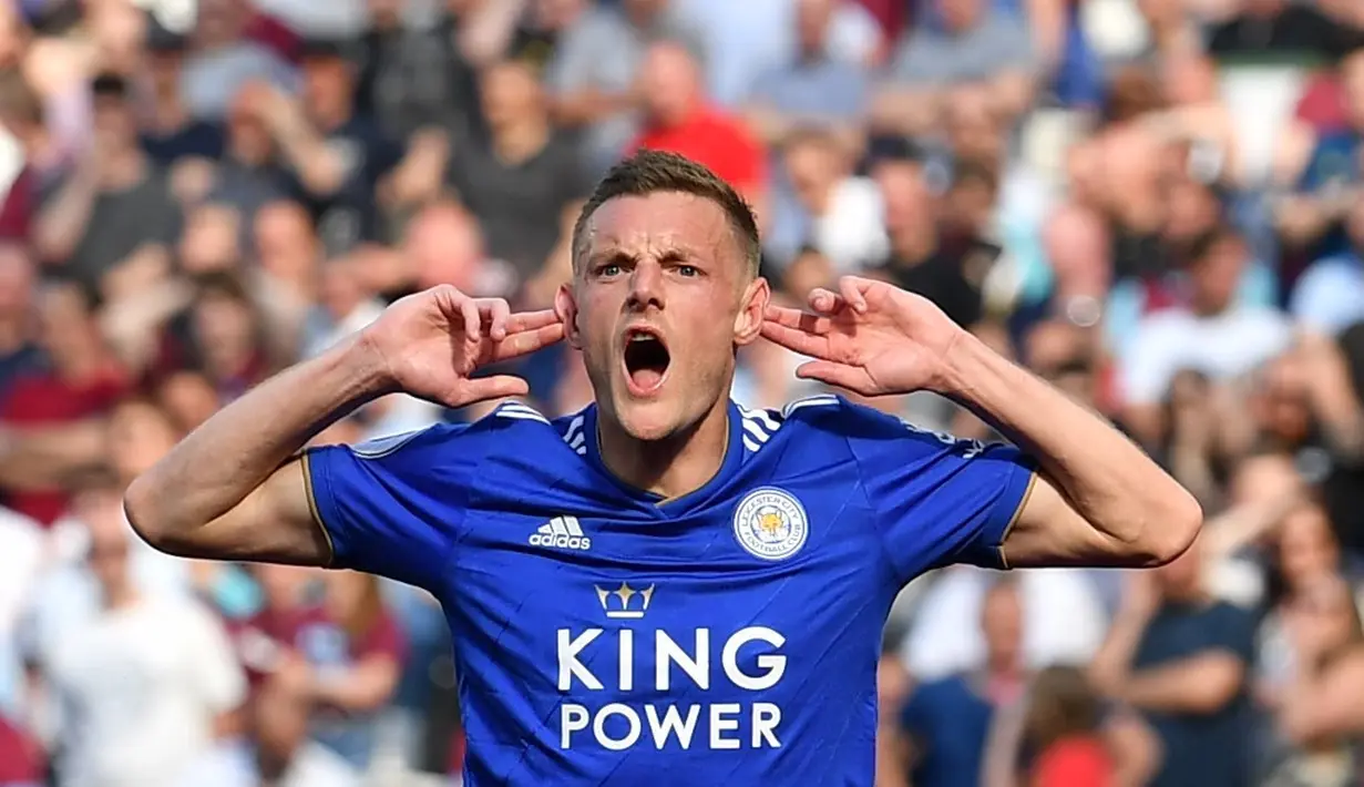 8. Jamie Vardy (Leicester) - 16 gol dan 4 assist (AFP/Ben Stansall)