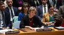 DK PBB, yang beranggotakan 15 negara, menyetujui resolusi itu pada Jumat (22/12) setelah Amerika Serikat (AS) dan Rusia abstain dalam pemungutan suara. (AP Photo/Yuki Iwamura)