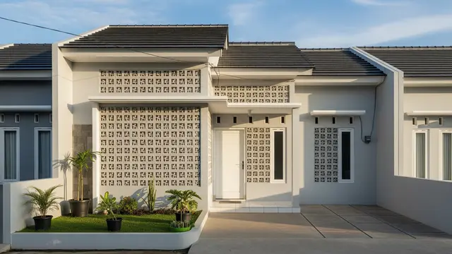 Desain Rumah Perumnas dengan Roster Banyak agar Lebih Adem/Gemini AI
