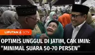 Bakal calon presiden, Muhaimin Iskandar optimistis bisa mendulang suara di Jawa Timur. Kehadiran PKS juga menambah suara bagi pasangan Anies Baswedan-Muhaimin Iskandar.
