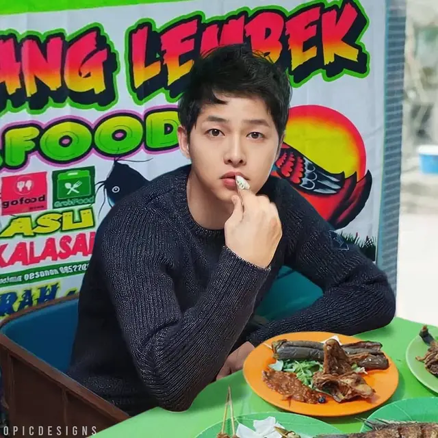 6 Editan Foto Song Joong Ki Jika Tinggal di Indonesia Ini Kocak