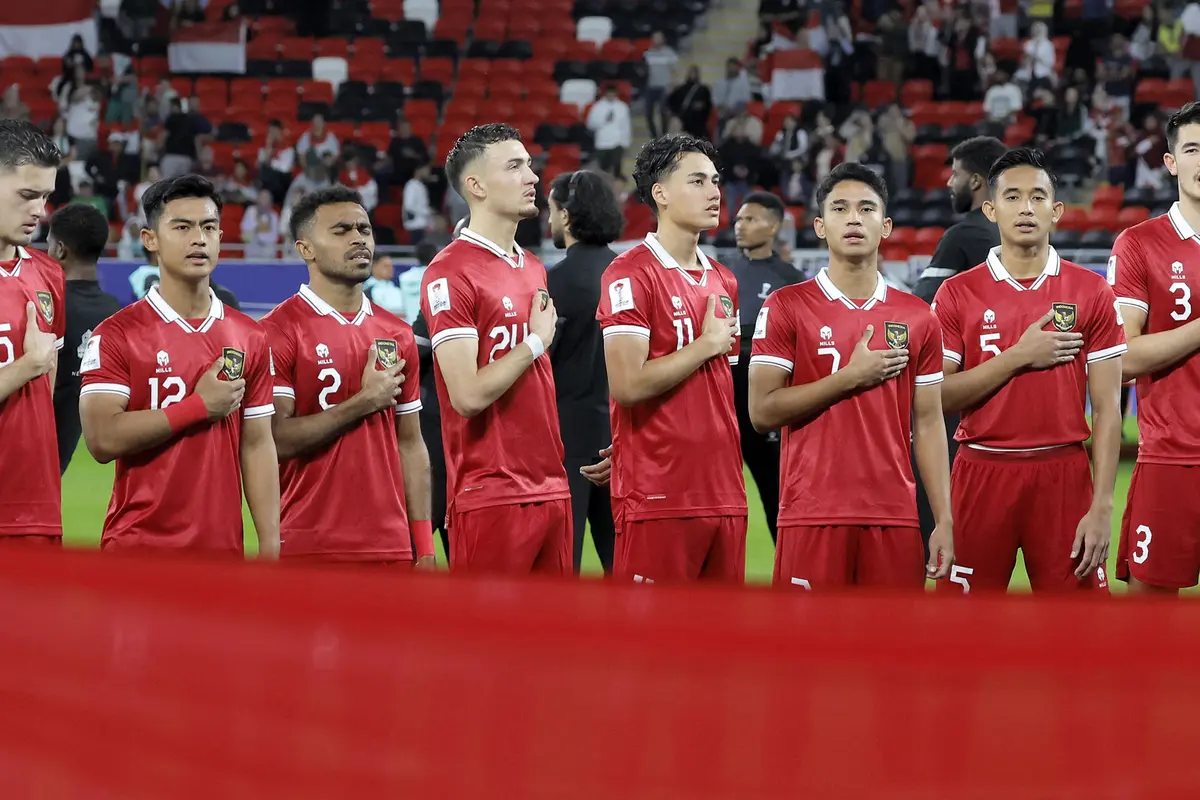Foto: Gol Cantik Marselino Ferdinan Gagal Hindarkan Kekalahan Timnas Indonesia dari Irak pada Laga Pertama Piala Asia 2023
