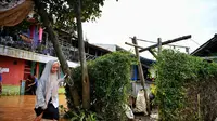 Banjir di wilayah Kecamatan Cimanggung dan aliran Sungai Cimande, Kabupaten Sumedang, Minggu (16/3/2025). (sumber foto : Biro Adpim Jabar)