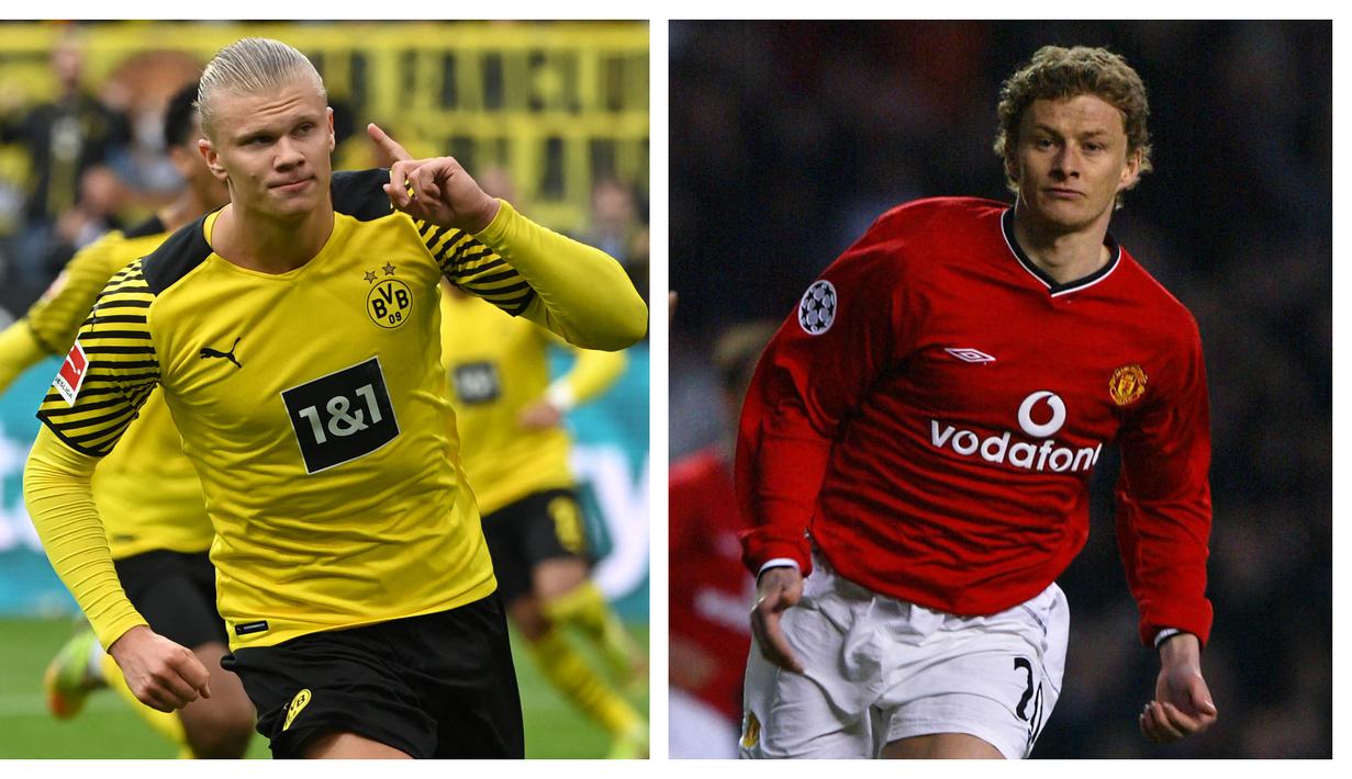 Liga Champions sebagai ajang kompetisi klub-klub terbaik di Eropa dipenuhi dengan para striker tajam dari berbagai negara, tak terkecuali Norwegia. Tercatat 5 pemain asal Norwegia dengan raihan gol terbanyak sepanjang sejatah Liga Champions. Siapa saja? (Kolase AFP)