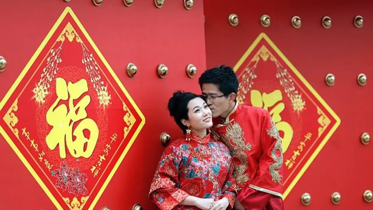 Pengantin di China (bloomberg)
