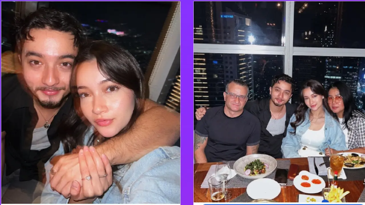 Bryan Domani birthday dinner bareng ortu dan adik, Megan Domani (Foto: instagram megandomani1410)