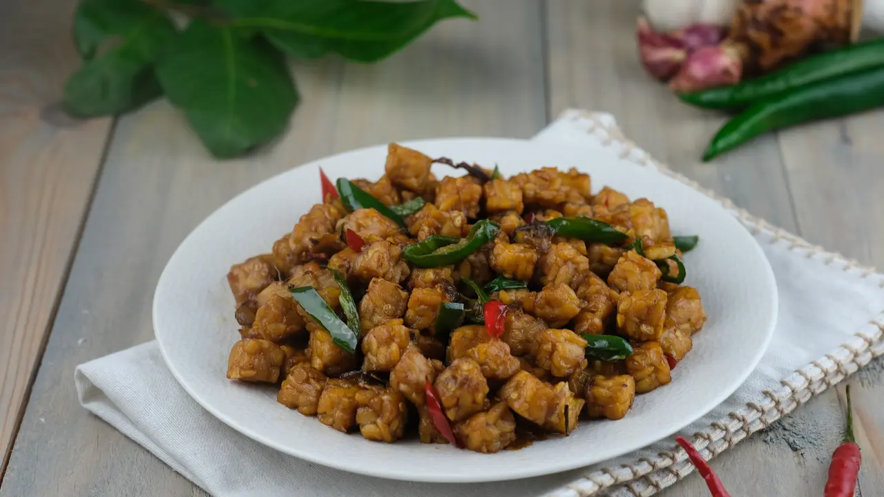 Resep orek tempe kering pedas manis
