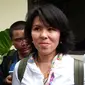 Fifi Lety Indra, Adik kandung Gubernur nonaktif Basuki Tjahaja Purnama atau Ahok, di PN Jakarta Utara, Selasa (13/12/2016). (Delvira Chaerani Hutabarat/Liputan6.com)