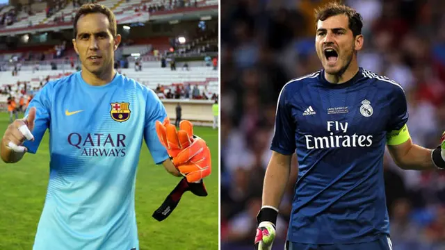 Claudio Bravo dan Iker Casillas