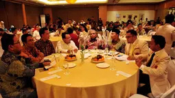 Ratusan kader maupun simpatisan hadir memenuhi ruangan tempat acara pelantikan Pimpinan Pusat Pemuda Muhammadiyah 2014-2018, Jakarta, Selasa (23/12/2014). (Liputan6.com/Johan Tallo)