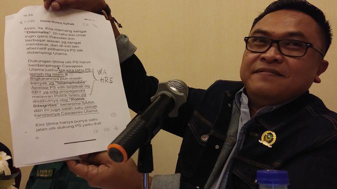 Bukti Yusril Terkait Pernyataan Rizieq Shihab Sebut Ke 