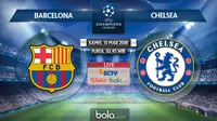 Jadwal Liga Champions, Barcelona Vs Chelsea. (Bola.com/Dody Iryawan)