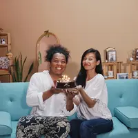 Arie Kriting dan Indah Permatasari (Sumber: Instagram/arie_kriting)