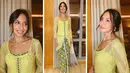 Foto kolase Pevita Pearce saat mengenakan kebaya berwarna kuning. Ia begitu memesona dengan senyumnya yang manis. Tak heran setiap unggahan foto artis blasteran Indonesia-Inggris nyaris itu selalu ramai dikomentari netizen.  (Instagram/pevpearce)