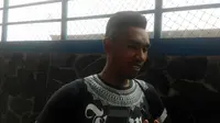 Zainal Muhammad seusai latihan bersama Persib di Lapangan Sport Arcamanik, Kota Bandung, Sabtu (24/3/2018). (Bola.com/Erwin Snaz)