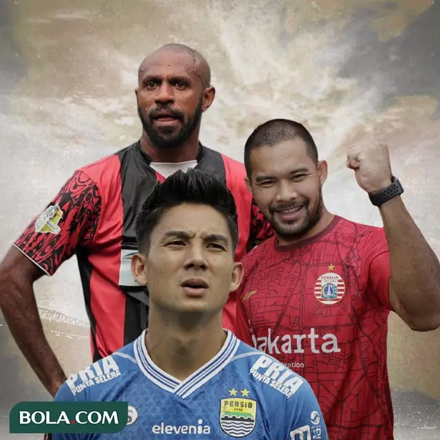 Ilustasi - Boaz Solossa, Andritany Ardhiyasa, Kim Kurniawan