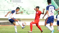 Adha Nurrokhim, striker Persis Solo, yang ikut Timnas Indonesia U-19 ke Turnamen Toulon di Prancis. (Bola.com/Ronald Seger)
