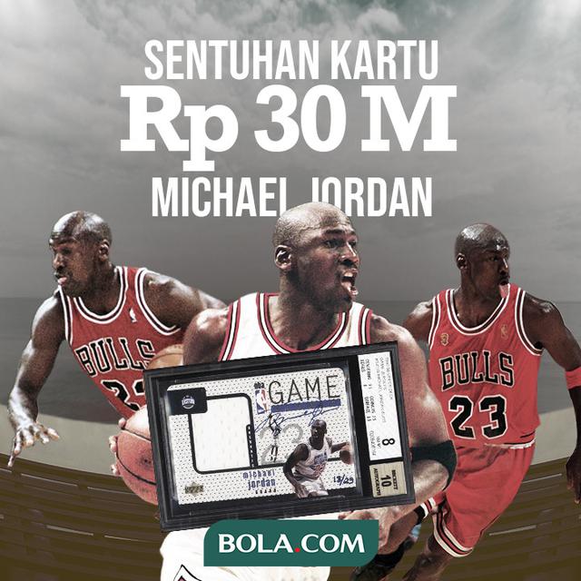 Sentuhan Kartu Rp 30 M Michael Jordan