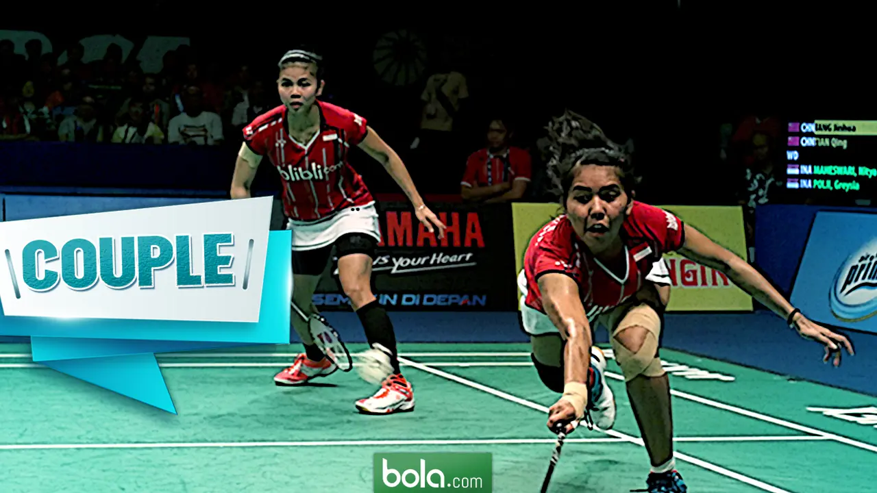Couple: Greysia Polii dan Nitya Krishinda Maheswari (Bola.com/Samsul Hadi)