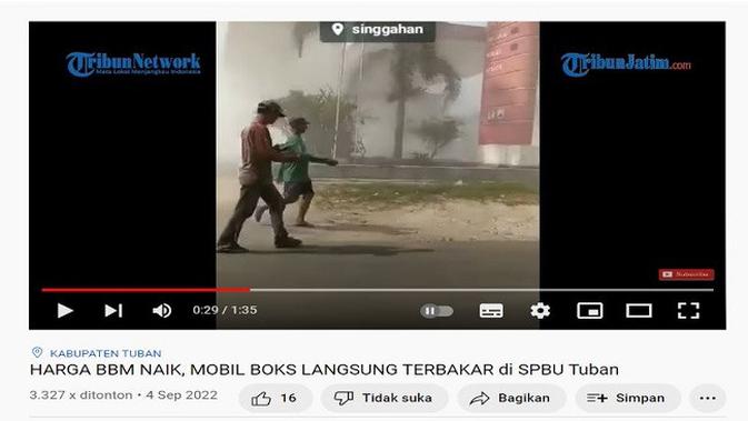 <p>Gambar Tangkapan Layar Video dari Channel YouTube TribunJatim Official.</p>