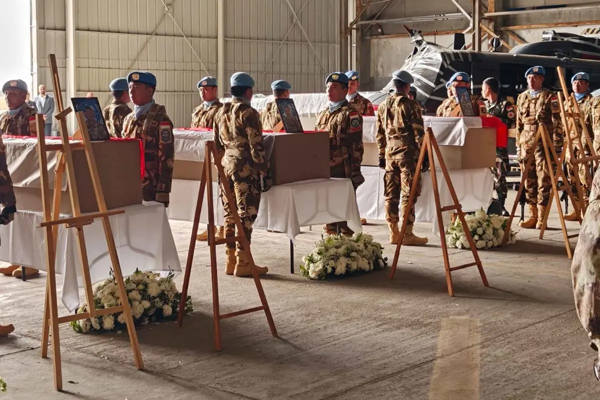UNIFIL Gelar Prosesi Penghormatan Militer untuk Tiga Prajurit TNI yang Gugur di Lebanon