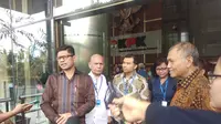 Koalisi Masyarakat Sipil Antikorupsi mendatangi KPK, Senin 4 November 2019.