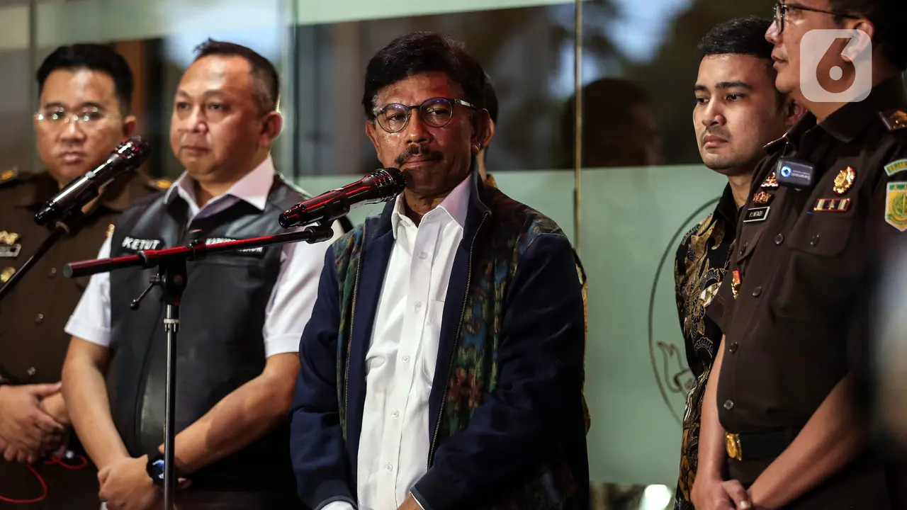 Johnny G Plate Diperiksa 9 Jam oleh Kejaksaan Agung di Kasus Korupsi BTS Kemenkominfo
